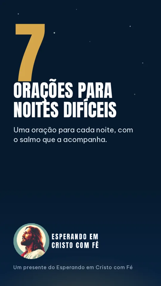 Capa do PDF 7 orações para noites difíceis
